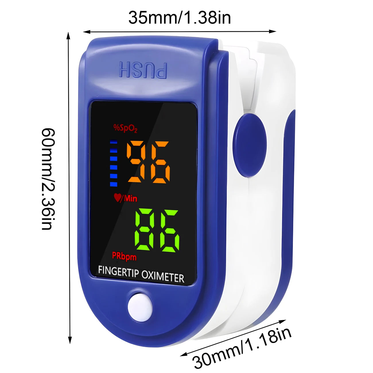 Medical Finger Pulse Oximeter Saturometer Oxygen Saturation Pediatric Oximetro Heart Rate Health Care Blood Pressure Adult Kids